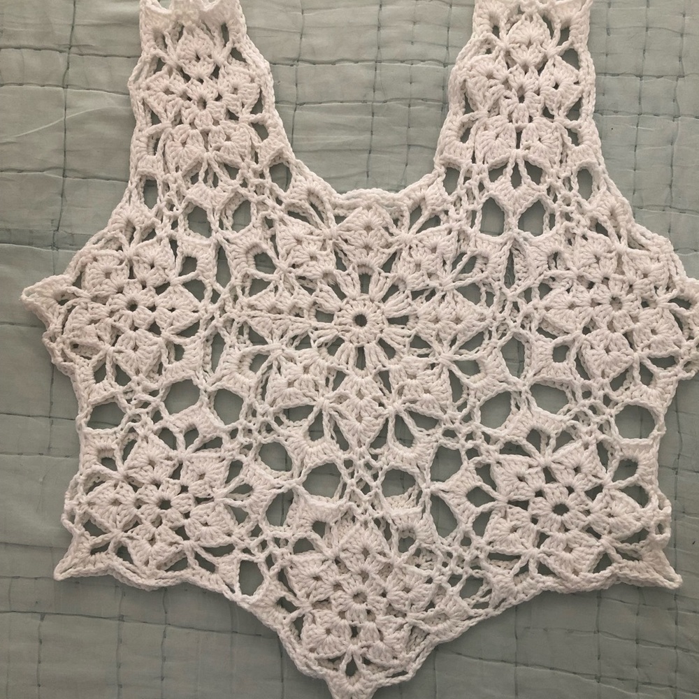 Handmade Crochet Lace Tank